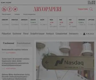 Arvopaperi.fi(Tervetuloa sisäpiiriin) Screenshot
