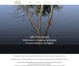Arvorelagage.fr(Arvor Elagage) Screenshot