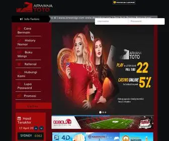 Arwanatoto.org Screenshot