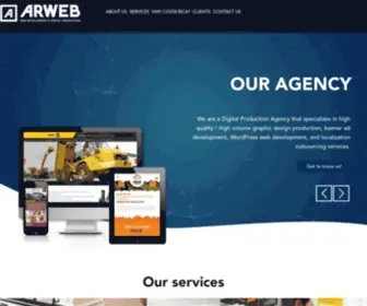 Arweb.com(Costa Rica digital agency) Screenshot