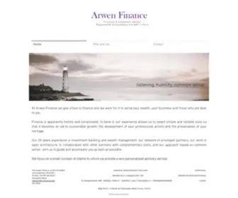 Arwen-Finance.com(Arwen Finance) Screenshot