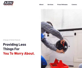 Arwhomeservices.com(Home Warranty Plans) Screenshot