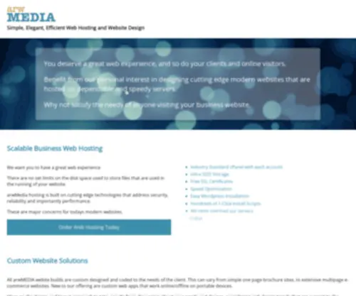 Arwmedia.com(Business Web Hosting and Custom Website Solutions) Screenshot