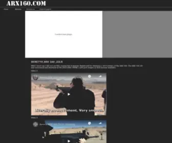 ARX160.com(Beretta ARX160) Screenshot