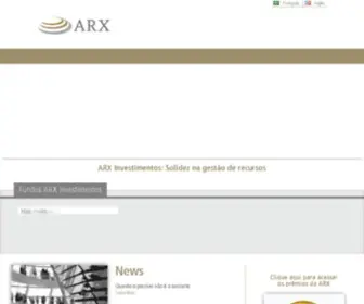 Arxinvestimentos.com.br(ARX Investimentos) Screenshot