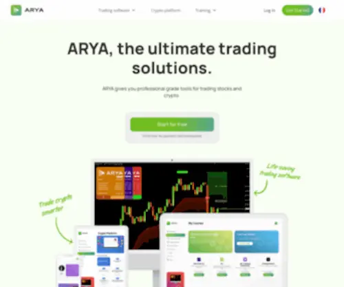 Arya.xyz(ARYA) Screenshot