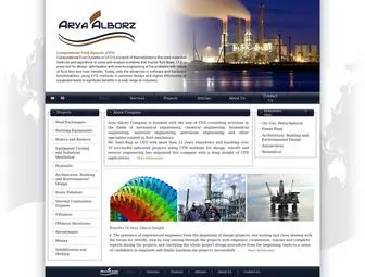 Aryaalborz.com(Arya Alborz Company) Screenshot