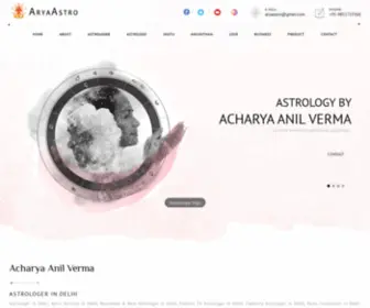 Aryaastrologer.com(Astrologer in Delhi) Screenshot