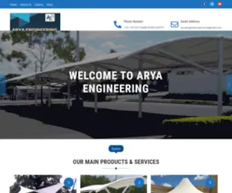 Aryaengineering.tech(Arya Engineering) Screenshot