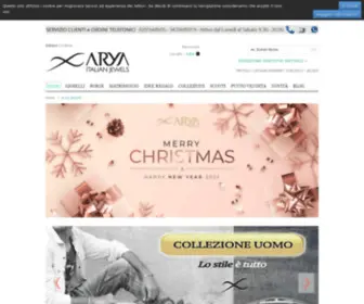 Aryaitalianjewels.com(Gioielli e Accessori Uomo Donna Matrimonio) Screenshot