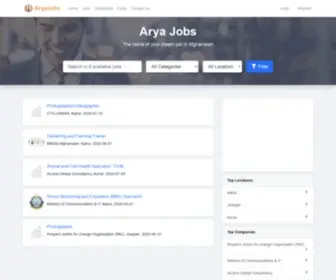 Aryajobs.com(Afghan Islamic Press) Screenshot