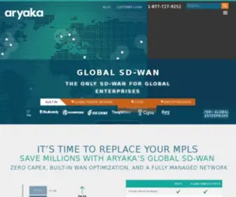 Aryaka.info(Cloud-first wan) Screenshot