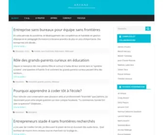 Aryane.com(A.R.Y.A.N.E. – Affaires numériques internationales) Screenshot