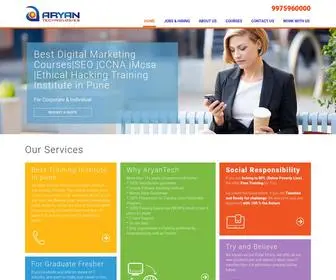 Aryantech.in(Best Digital Markeing Courses) Screenshot