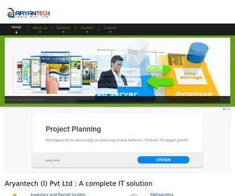 Aryantech.org(A Software Development Company) Screenshot