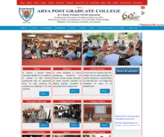 Aryapgcollege.com(Aryapgcollege) Screenshot