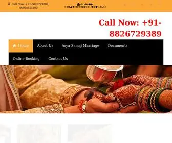 AryasamajMarriages.in(Arya Samaj Marriage) Screenshot