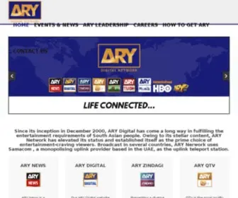 Arydigitalnetwork.tv(ARY DIGITAL NETWORK) Screenshot