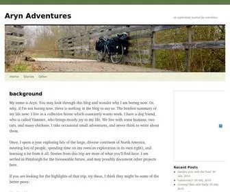 Arynadventures.com(Aryn Adventures) Screenshot