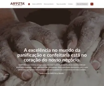 Aryzta.com.br(Passion for good food) Screenshot