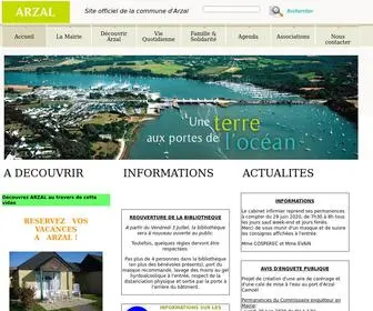 Arzal.fr(Commune d'Arzal) Screenshot