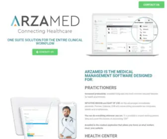 Arzamed.co.uk(Clinical Workflow Made Easy) Screenshot