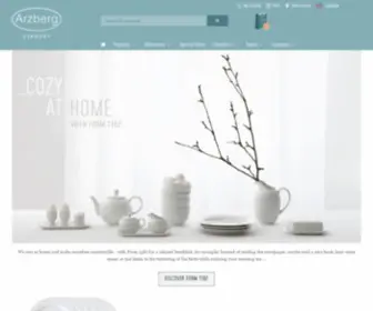 Arzberg-Porzellan.com(Bestellt jetzt versandkostenfrei im offiziellen Arzberg Onlineshop. Große Auswahl) Screenshot