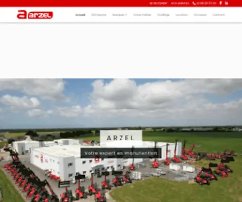 Arzel-SA.com(Accueil) Screenshot