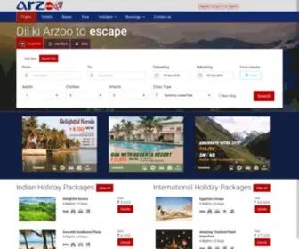 Arzoo.com(Cheap Air Tickets) Screenshot