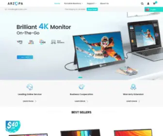 Arzopa.com(Your Best Portable Monitor On) Screenshot