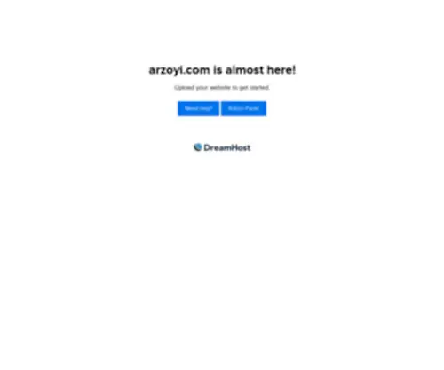 Arzoyi.com(Home Page) Screenshot