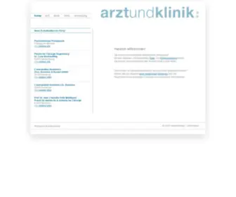 ARZT-Und-Klinik.de(Willkommen bei arzt und klinik) Screenshot