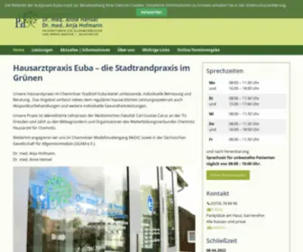 Arztpraxis-Euba.de(Arztpraxis Euba) Screenshot