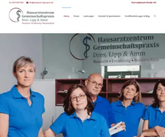 Arztpraxis-Lipp-AMM.de(Gemeinschaftspraxis Lipp/Amm/Lipp) Screenshot