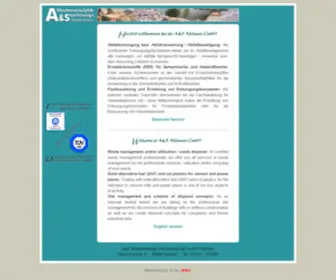 AS-Altlasten.de(Ersatzbrennstoffe (EBS)) Screenshot