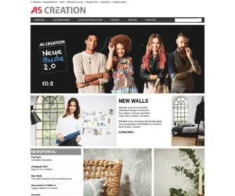 AS-Creation.de(Ihr Hersteller von Tapeten und Fototapeten) Screenshot