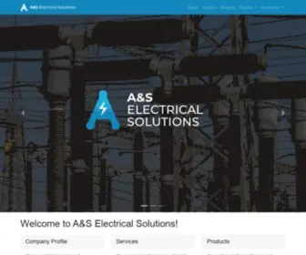 AS-Electricalsolutions.com(A&S Electrical Solutions) Screenshot