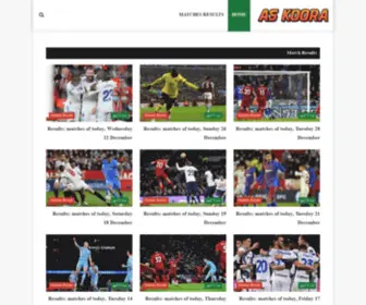 AS-Koora.com Screenshot