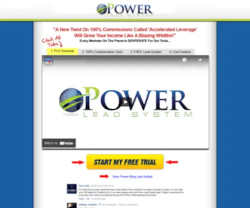 AS-Seen-ON-TV.today(Power Lead System Introduces New Twist In 100 Percent Commissions) Screenshot