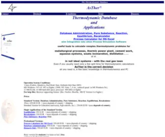 AS-Ther.com(Advanced Solution in Thermodynamics) Screenshot