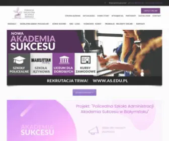 AS.edu.pl(Fundacja Inicjatywa Na Rzecz Edukacji) Screenshot