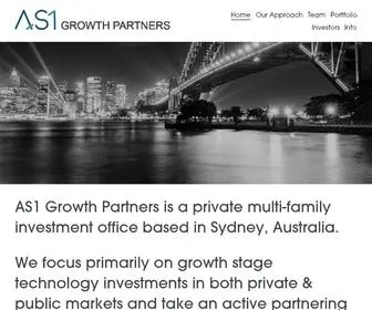 AS1Growthpartners.com(AS1 Growth Partners) Screenshot