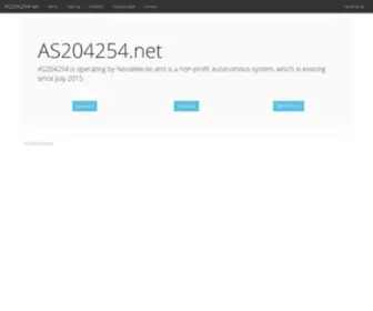 AS204254.net(AS 204254) Screenshot