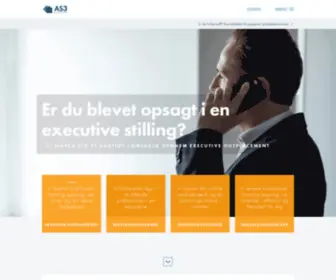 AS3Executive.dk(Executive outplacement og coaching) Screenshot