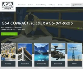 Asa-Environmental.com(ASA Environmental Products) Screenshot