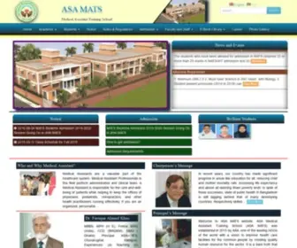 Asa-Mats.edu.bd(ASA MATS) Screenshot