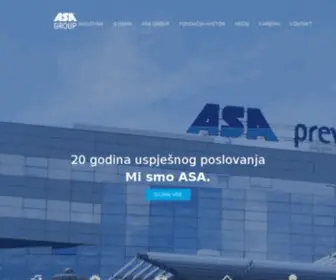 Asa.ba(ASA Group) Screenshot