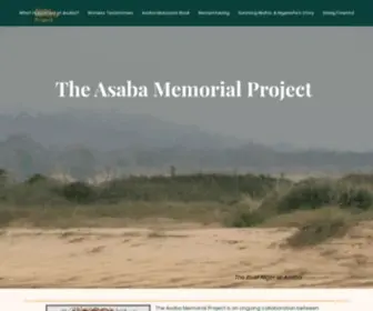 Asabamemorial.org(Asaba Massacre) Screenshot