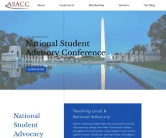 Asacc.org(Home) Screenshot