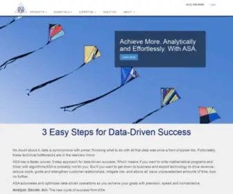 Asacorp.com(Data-Driven Business) Screenshot